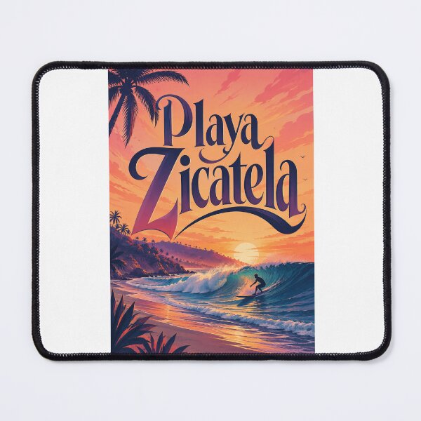 Item preview, Playa Zicatela Puerto Escondido Sunset Surf on Oaxaca Coast designed and sold by Aryabek.