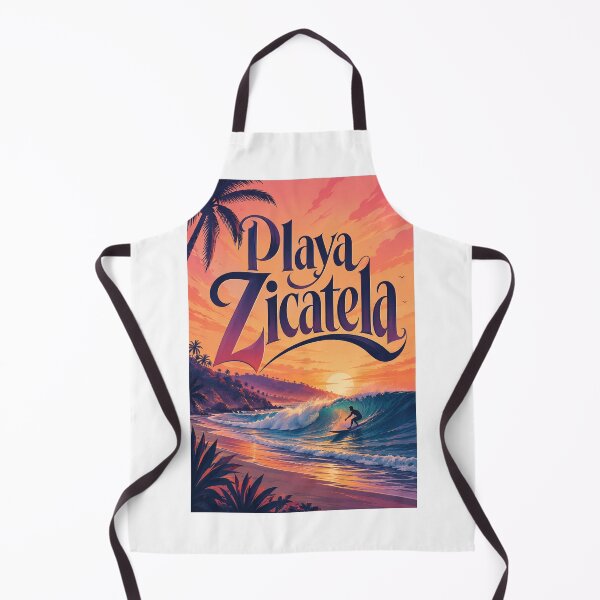Item preview, Playa Zicatela Puerto Escondido Sunset Surf on Oaxaca Coast designed and sold by Aryabek.