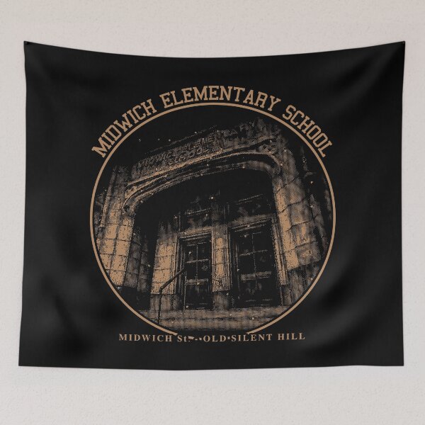 Item preview, Silent Hill Midwich School designed and sold by Power Up Prints.