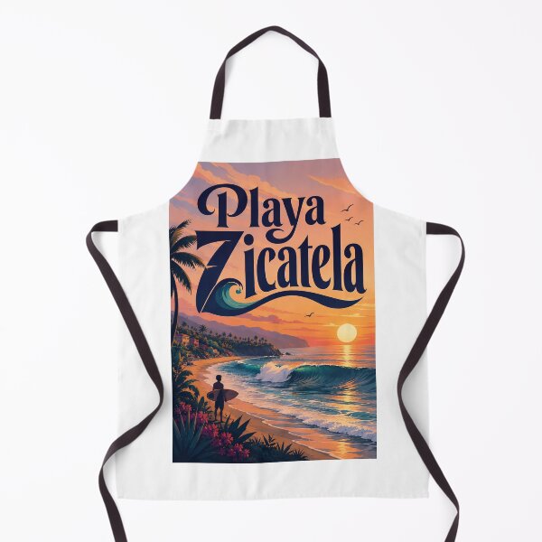 Item preview, Playa Zicatela Oaxaca Sunset Waves and Puerto Escondido Coast designed and sold by Aryabek.