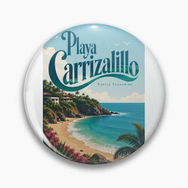 Item preview, Playa Carrizalillo Puerto Escondido Turquoise Cove Oaxaca Mexico designed and sold by Aryabek.