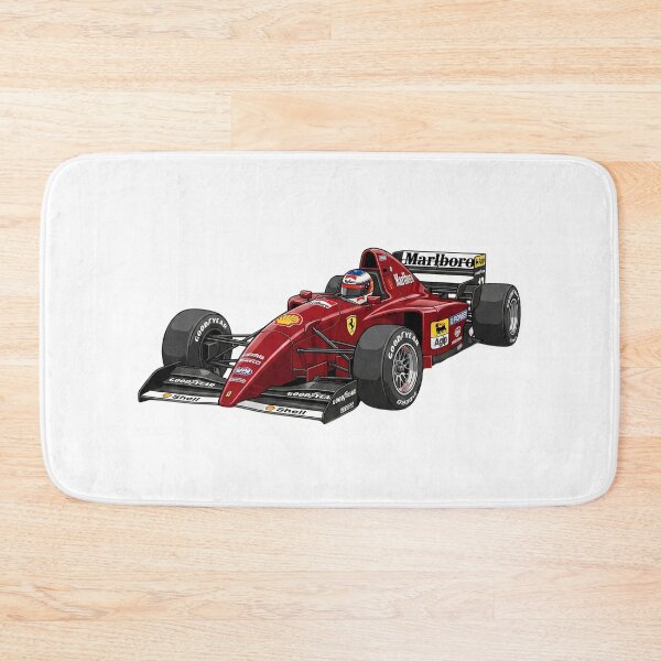 Item preview, 1995 Ferrari 412 T2 V12 Vintage F1 Grand Prix Racing Car Illustration designed and sold by Motorline44.