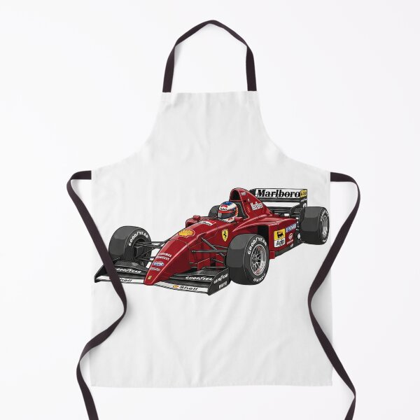 Item preview, 1995 Ferrari 412 T2 V12 Vintage F1 Grand Prix Racing Car Illustration designed and sold by Motorline44.