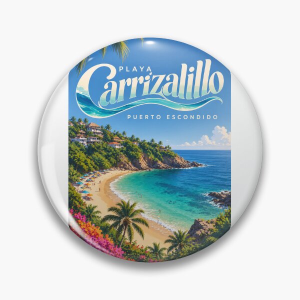Item preview, Playa Carrizalillo Oaxaca Tropical Bay at Puerto Escondido Mexico designed and sold by Aryabek.