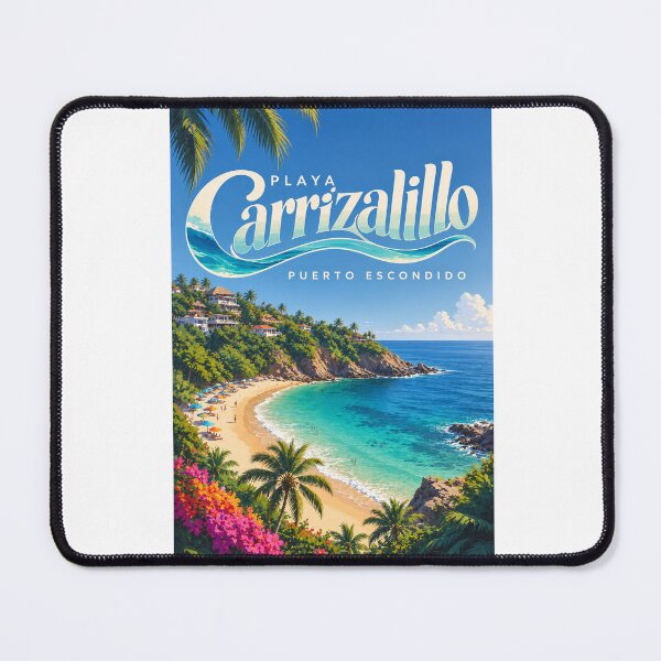 Item preview, Playa Carrizalillo Oaxaca Tropical Bay at Puerto Escondido Mexico designed and sold by Aryabek.