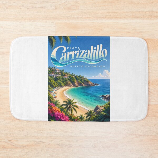 Item preview, Playa Carrizalillo Oaxaca Tropical Bay at Puerto Escondido Mexico designed and sold by Aryabek.