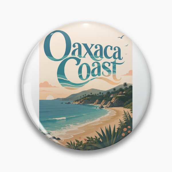 Item preview, Oaxaca Coast Mexico Pacific Shoreline and Tropical Headlands designed and sold by Aryabek.