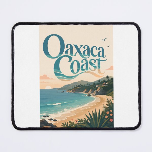 Item preview, Oaxaca Coast Mexico Pacific Shoreline and Tropical Headlands designed and sold by Aryabek.