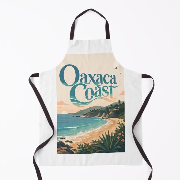 Item preview, Oaxaca Coast Mexico Pacific Shoreline and Tropical Headlands designed and sold by Aryabek.