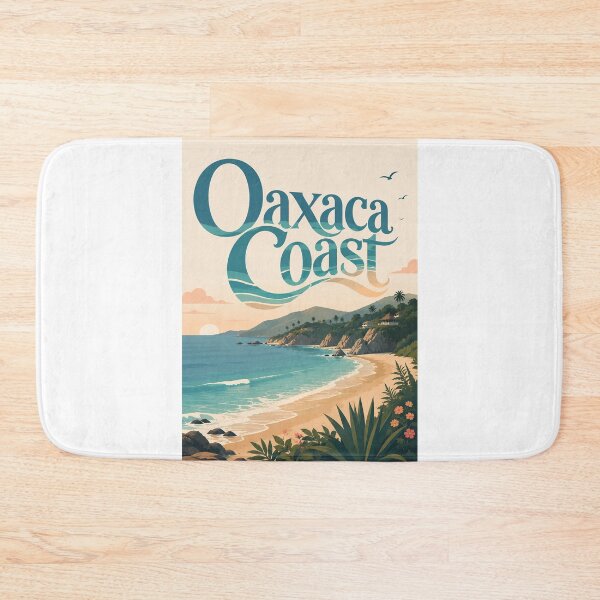 Item preview, Oaxaca Coast Mexico Pacific Shoreline and Tropical Headlands designed and sold by Aryabek.