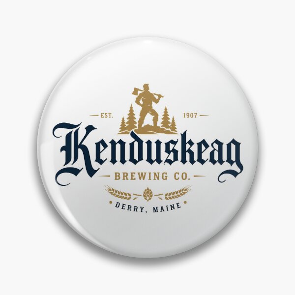 Item preview, Kenduskeag Brewing Co. | Derry Maine Vintage Brewery Logo | IT Inspired Horror Beer Design designed and sold by Extravanganzza.