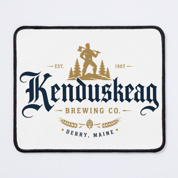 Item preview, Kenduskeag Brewing Co. | Derry Maine Vintage Brewery Logo | IT Inspired Horror Beer Design designed and sold by Extravanganzza.