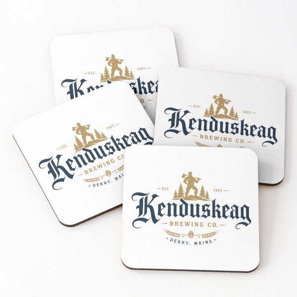 Item preview, Kenduskeag Brewing Co. | Derry Maine Vintage Brewery Logo | IT Inspired Horror Beer Design designed and sold by Extravanganzza.