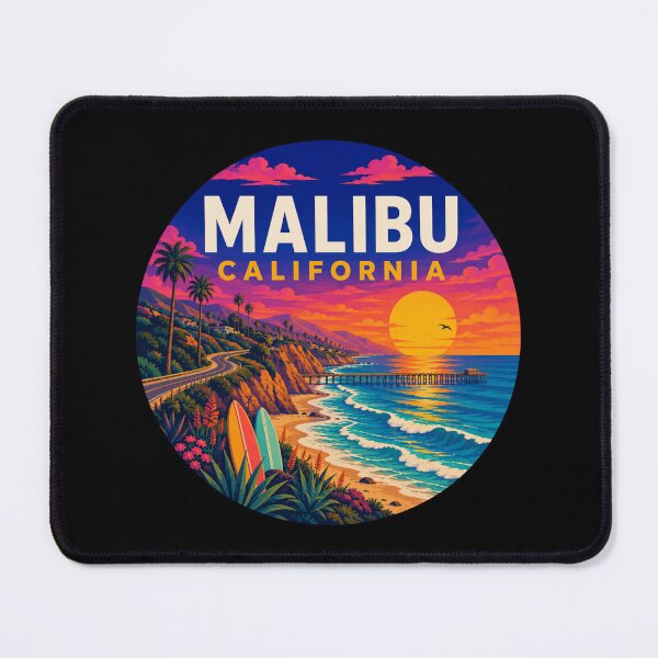Item preview, Retro Malibu California Pacific Coast Sunset designed and sold by SimplyJasper.