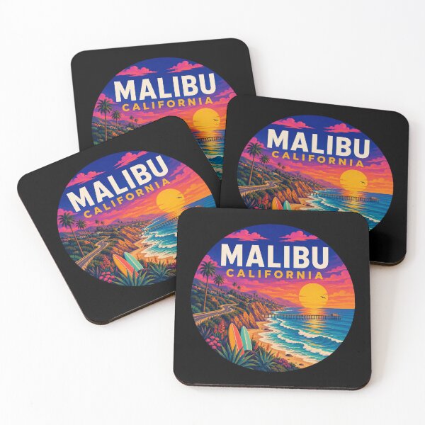 Item preview, Retro Malibu California Pacific Coast Sunset designed and sold by SimplyJasper.