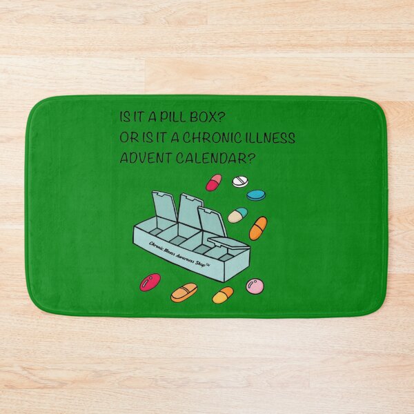 Item preview, Is it a Pill Box?or is it a Chronic Illnesses Advent Calendar? designed and sold by Chronic Illness Awareness Shop.