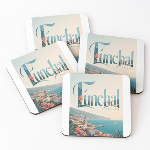 Item preview, Funchal Madeira Atlantic Harbour and Mountain City Portugal designed and sold by Aryabek.