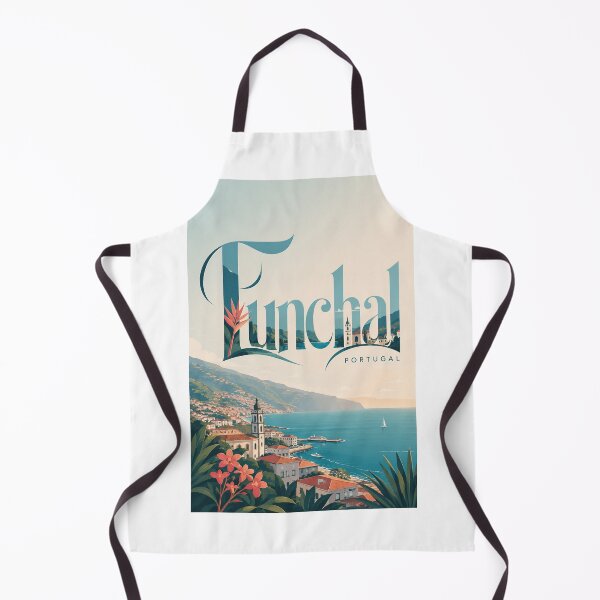 Item preview, Funchal Madeira Atlantic Harbour and Mountain City Portugal designed and sold by Aryabek.