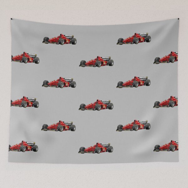 Item preview, 1996 Ferrari F310 Schumacher Vintage F1 Grand Prix Racing Car Illustration designed and sold by Motorline44.