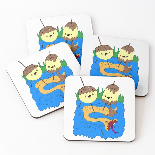 Item preview, Cartoon Treats Skewered Snake Water Scene designed and sold by B4nezz1.