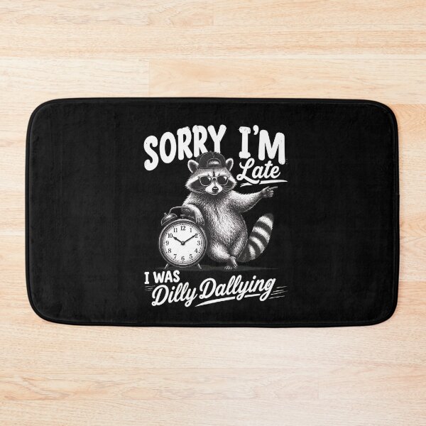 Item preview, Funny Raccoon Sunglasses Dilly Dallying Retro Graphic Tee designed and sold by leocreatives.
