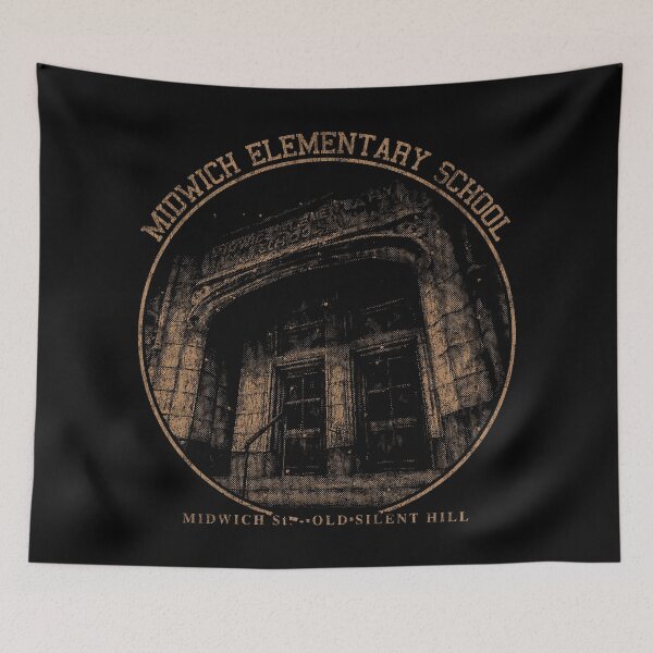 Item preview, Silent Hill Midwich School Distressed designed and sold by Power Up Prints.