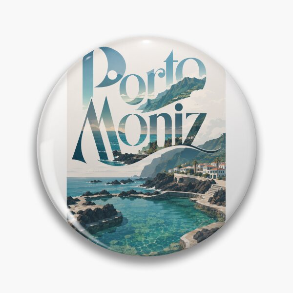Item preview, Porto Moniz Madeira Volcanic Pools Beneath Atlantic Mountain Cliffs designed and sold by Places On Earth.