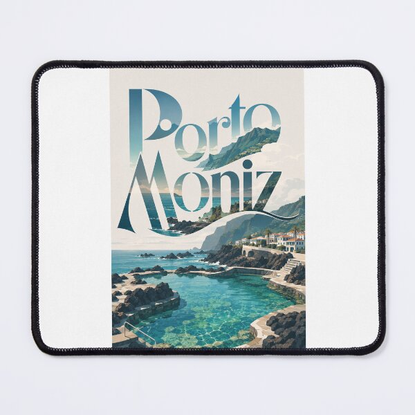 Item preview, Porto Moniz Madeira Volcanic Pools Beneath Atlantic Mountain Cliffs designed and sold by Places On Earth.
