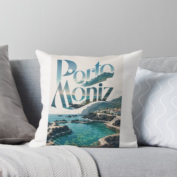 Item preview, Porto Moniz Madeira Volcanic Pools Beneath Atlantic Mountain Cliffs designed and sold by Places On Earth.