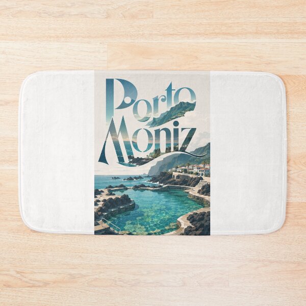 Item preview, Porto Moniz Madeira Volcanic Pools Beneath Atlantic Mountain Cliffs designed and sold by Places On Earth.