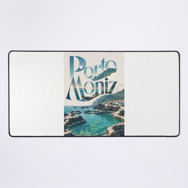 Item preview, Porto Moniz Madeira Volcanic Pools Beneath Atlantic Mountain Cliffs designed and sold by Places On Earth.