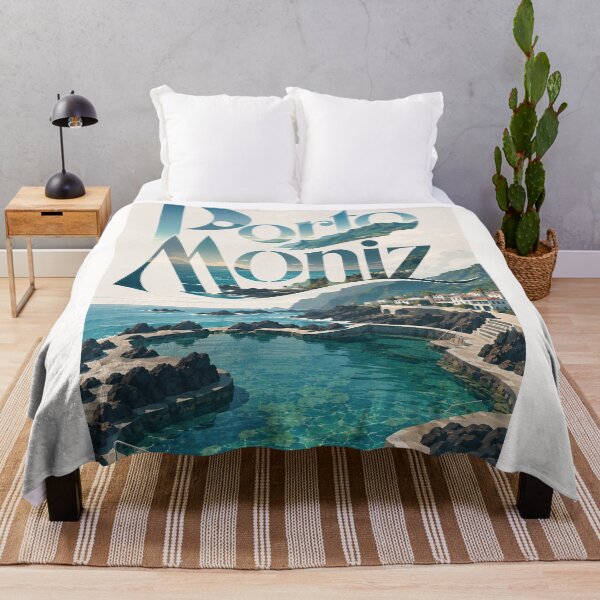 Item preview, Porto Moniz Madeira Volcanic Pools Beneath Atlantic Mountain Cliffs designed and sold by Places On Earth.