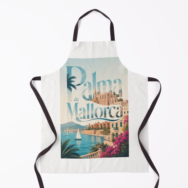Item preview, Palma de Mallorca Balearic Waterfront with Cathedral and Mediterranean Bay designed and sold by Places On Earth.
