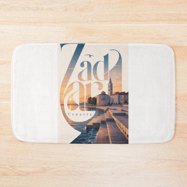 Item preview, Zadar Croatia Adriatic Waterfront at Sunset beside Historic Old Town designed and sold by Places On Earth.