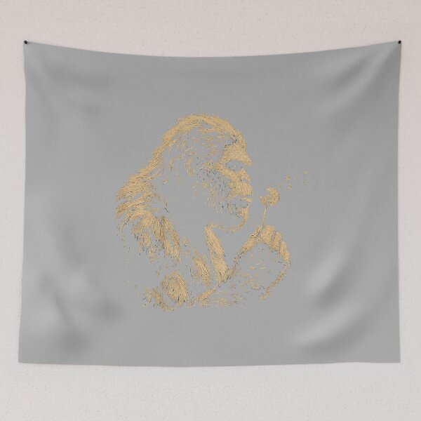 Item preview, Bigfoot Blowing Dandelion Vintage Sasquatch Design designed and sold by ArleneRowe.