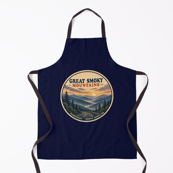 Item preview, Great Smoky Mountains Vintage Travel Badge Tennessee North Carolina designed and sold by Swanny's Custom T-shirt and Gift Designs.