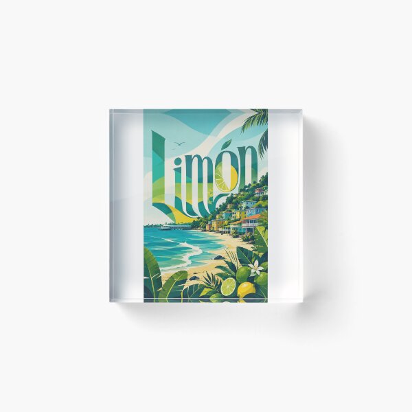 Item preview, Limón Costa Rica Caribbean Shore with Tropical Hillside Homes designed and sold by Places On Earth.