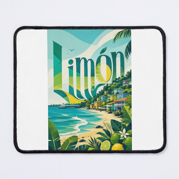Item preview, Limón Costa Rica Caribbean Shore with Tropical Hillside Homes designed and sold by Places On Earth.