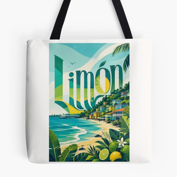 Item preview, Limón Costa Rica Caribbean Shore with Tropical Hillside Homes designed and sold by Places On Earth.