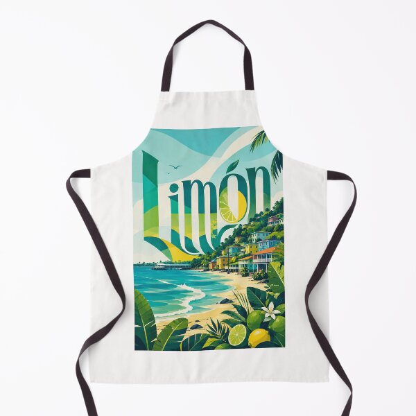 Item preview, Limón Costa Rica Caribbean Shore with Tropical Hillside Homes designed and sold by Places On Earth.