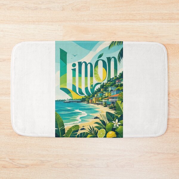 Item preview, Limón Costa Rica Caribbean Shore with Tropical Hillside Homes designed and sold by Places On Earth.