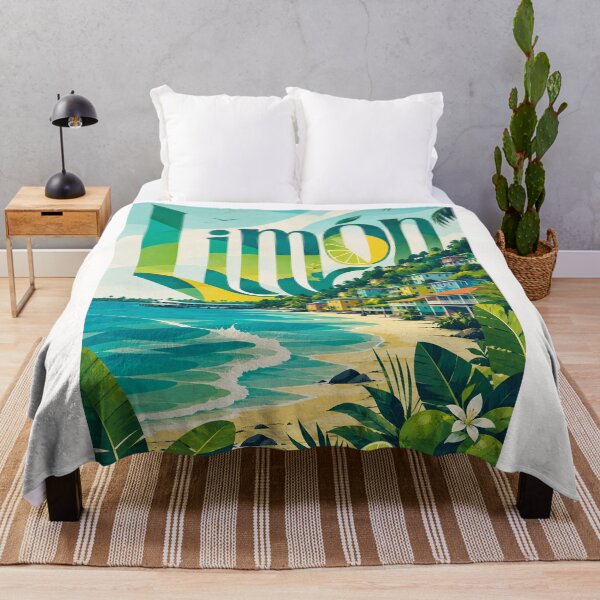 Item preview, Limón Costa Rica Caribbean Shore with Tropical Hillside Homes designed and sold by Places On Earth.