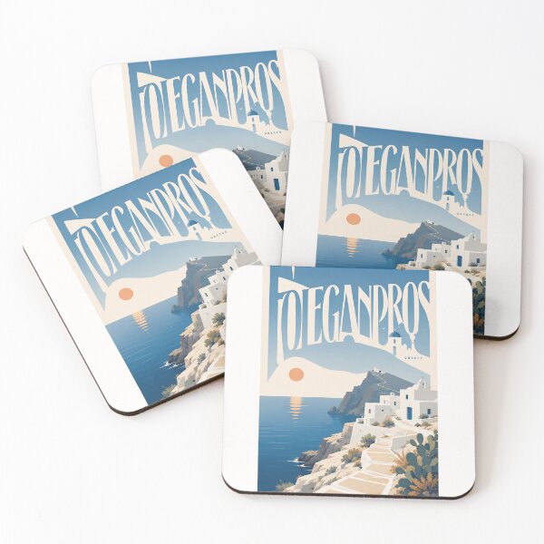 Item preview, Folegandros Greece Cyclades Cliffside Village above the Aegean Sea designed and sold by Places On Earth.
