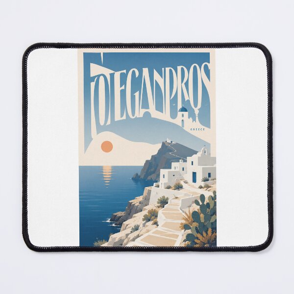 Item preview, Folegandros Greece Cyclades Cliffside Village above the Aegean Sea designed and sold by Places On Earth.