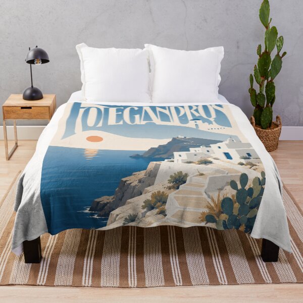 Item preview, Folegandros Greece Cyclades Cliffside Village above the Aegean Sea designed and sold by Places On Earth.