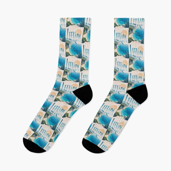 Item preview, Lefkada Greece Ionian Sea Cliffs and Turquoise Coast designed and sold by Places On Earth.
