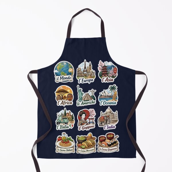 Item preview, Around the World Travel & Culture Sticker Pack - Italian Language designed and sold by Yasmine Mohammed.