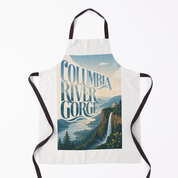Item preview, Columbia River Gorge Oregon Waterfall and Cascade Cliffs designed and sold by Places On Earth.