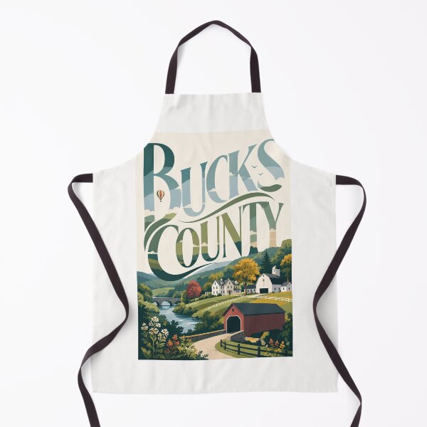 Item preview, Bucks County Pennsylvania Covered Bridge and Delaware Valley Countryside designed and sold by Places On Earth.