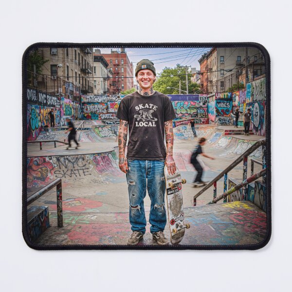 Item preview, Inner City Skateboarder Portrait Pop Art designed and sold by Home Decor Art.